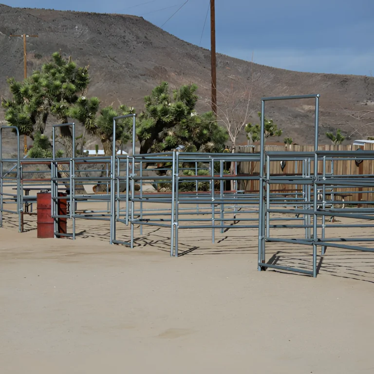 Image of horse corrals; farm fencing in Phoenix.