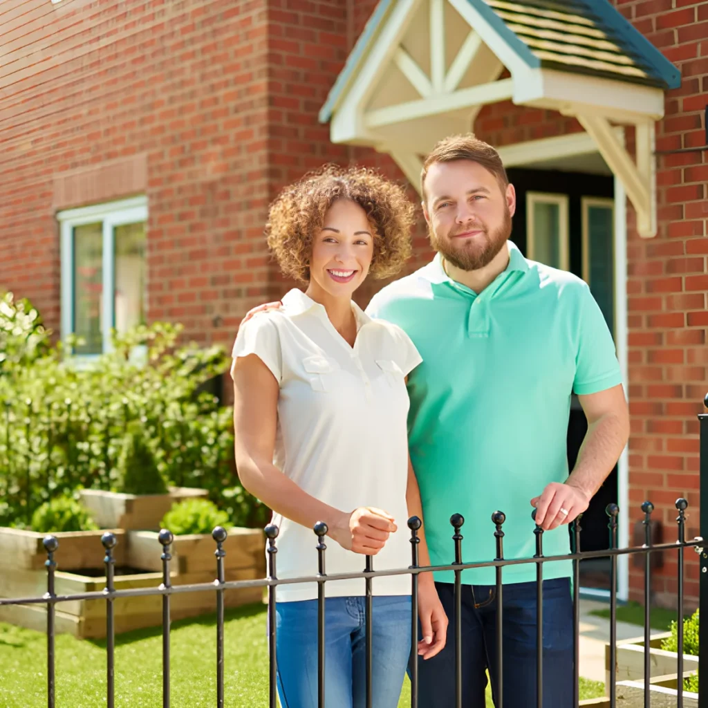 Image showing a homeowner after residential fencing needs are solved in Phoenix, AZ.