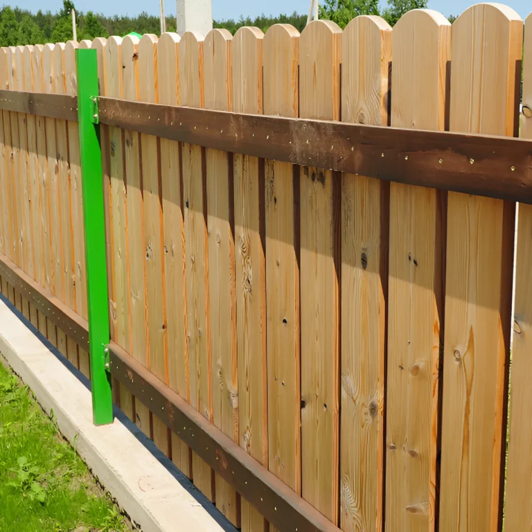 An image showing wood fencing.