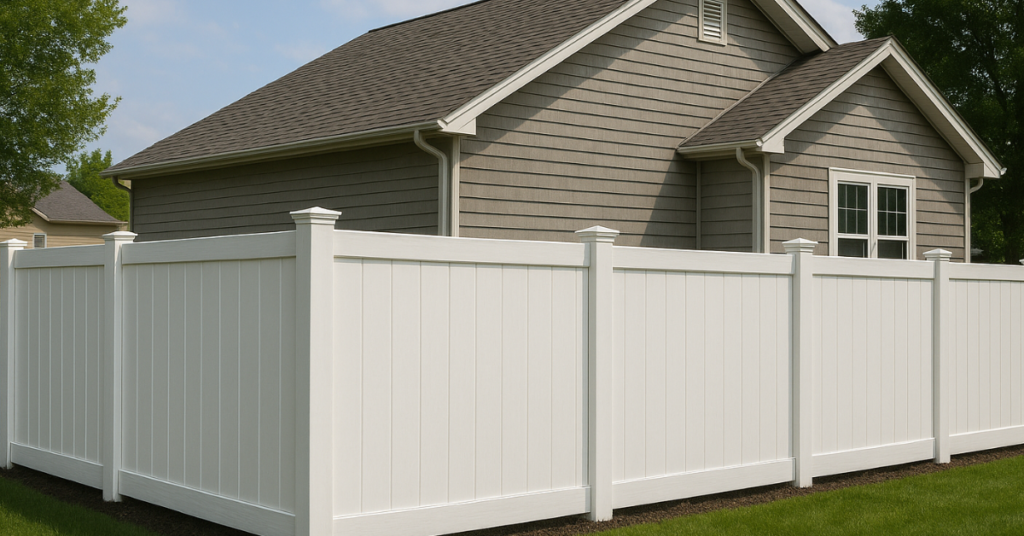 An image showing a residential fencing options in Phoenix.