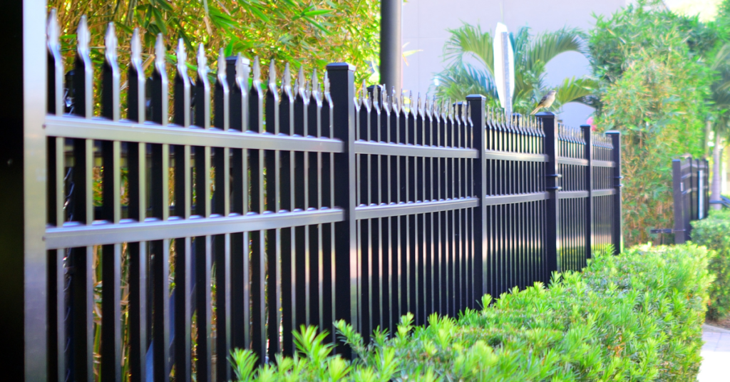 An image showing a professional gate installation at a Phoenix business property.