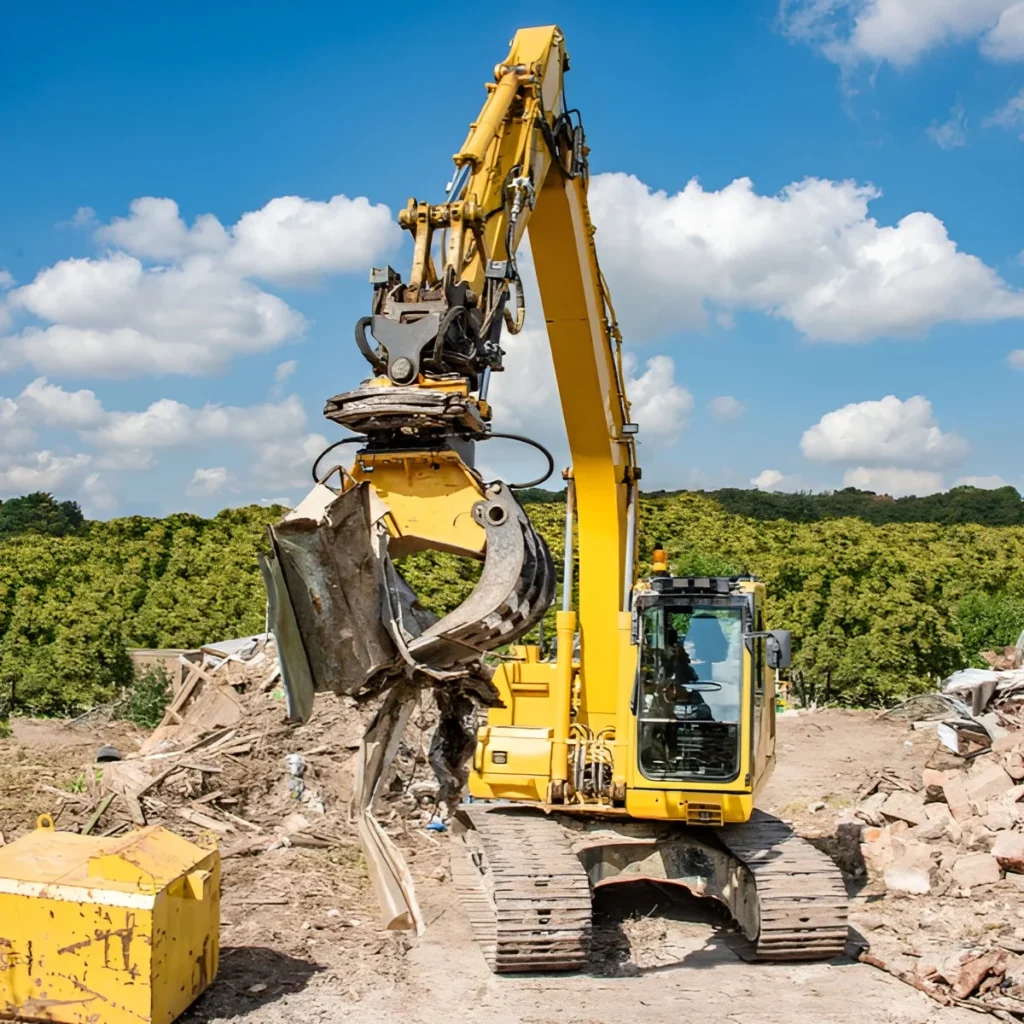 An image showing site preparation activities.