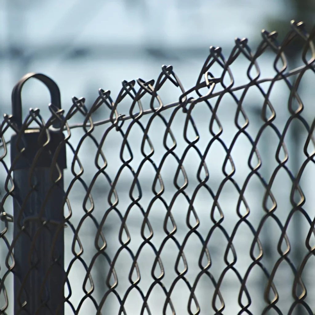 An image showing chain link fencing in Phoenix.