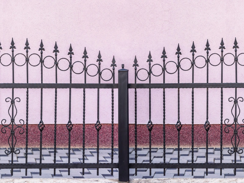 Image representing elegant wrought iron fencing in Arizona.