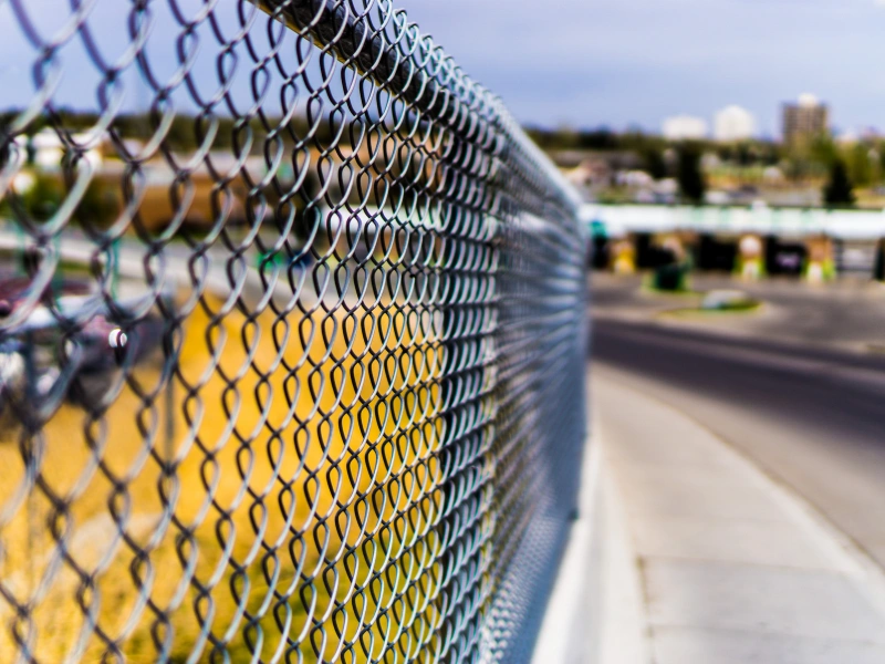 Image representing reinforced chain link perimeter fencing.