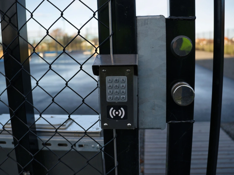 A smart automatic gate keypad and remote access control system in Phoenix.