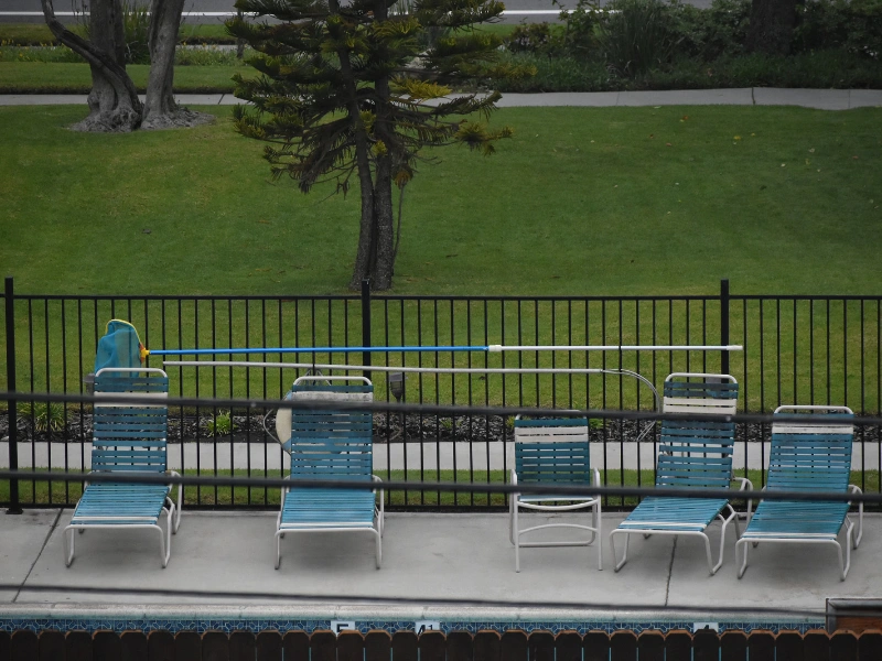 Aluminum pool fencing used for many Arizona properties.
