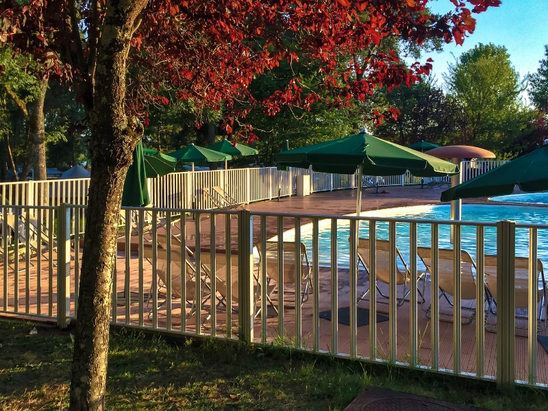 Image of a pool fence installation.