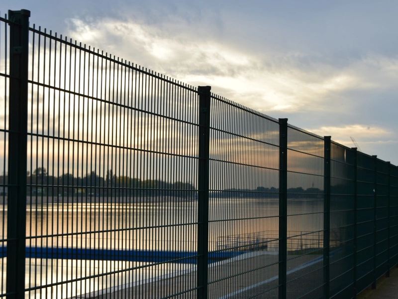 Metal fencing built to withstand the Phoenix desert heat and monsoon weather.