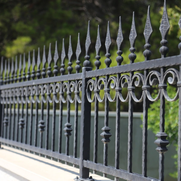 Metal fencing designed for extreme Arizona heat installed in Phoenix.