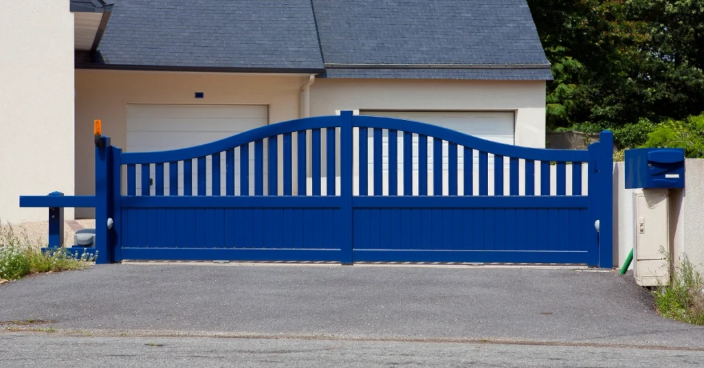 Professional automatic gate installation at residential property in Phoenix, AZ.