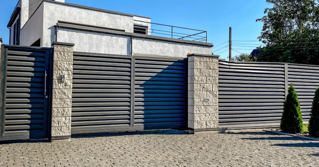 Residential fence installation in Phoenix, Arizona.